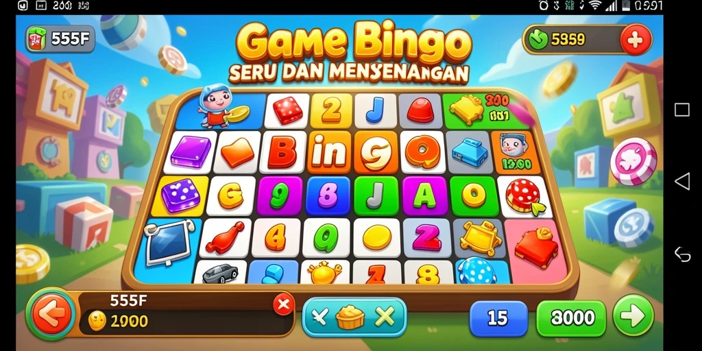 Screenshot gameplay Bingo yang seru di 555F.