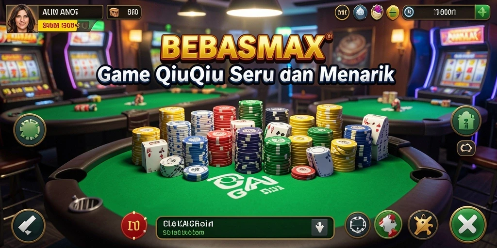 Tampilan gameplay seru QiuQiu di BEBASMAX.