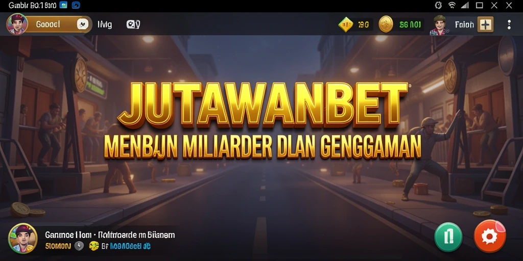 Tampilan grafis memukau dari gameplay JUTAWANBET.
