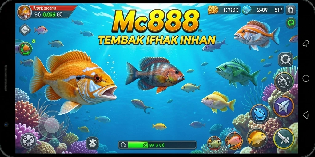 Screenshot gameplay Tembak Ikan yang seru dari MC888.