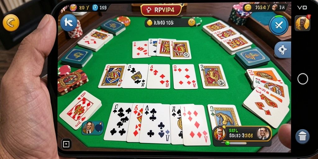 Tampilan gameplay seru RPVIP4 dengan teman-teman.