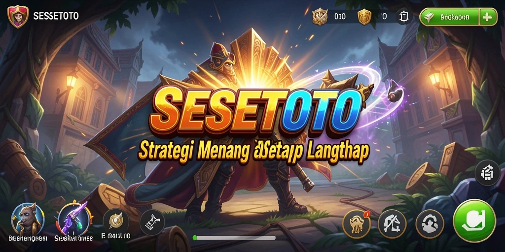 Screenshot gameplay SESETOTO menampilkan strategi yang intens dan mendalam.