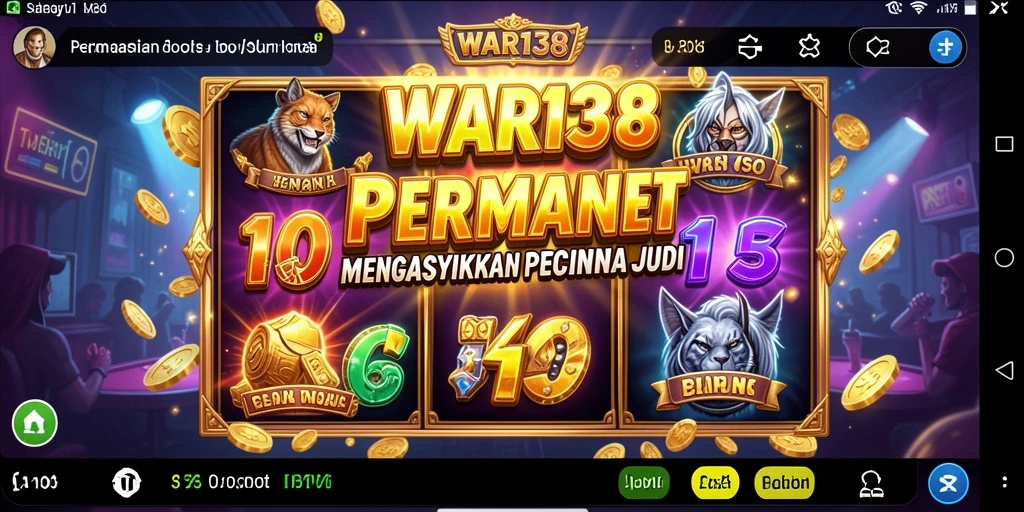 Tangkapan layar WAR138 menampilkan gameplay slot yang mengasyikkan dengan grafik menarik.
