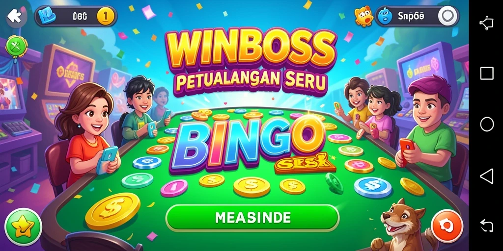 Gameplay WINBOSS yang menarik dengan fitur Bingo yang seru.