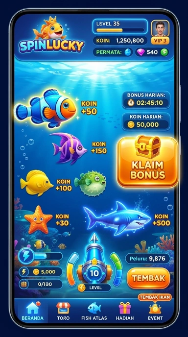 Proses unduh aplikasi cepat dan aman di spinlucky.